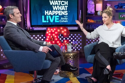 Drew Barrymore Andy Cohen Wwhl