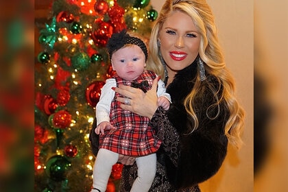 Gretchen Rossi Skylar First Christmas