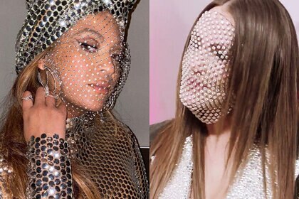 Meredith Marks Beyonce Knowles Mask