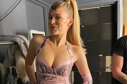 Leah Mcsweeney Latex Dress