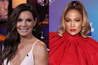 Luann De Lesseps Jennifer Lopez Matching Dress