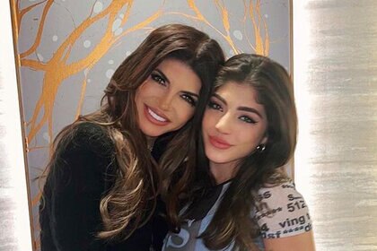 An Instagram photo of Teresa Giudice smiling with her daughter Milania