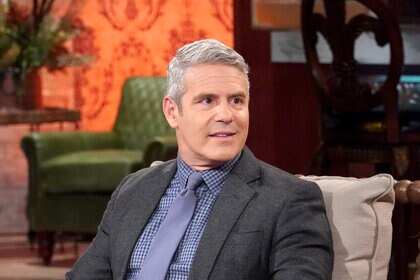 Andy Cohen at the Real Housewives of New Jersey Season 12 reunion.