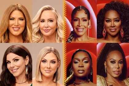 Real Housewives of Orange County and Real Housewives of Atlanta cast photos.