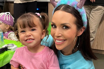 Scheana Shay Summer Moon at a Birthday Party.