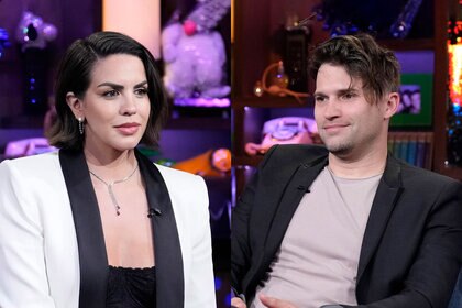 Split image of Katie Maloney and Tom Schwartz