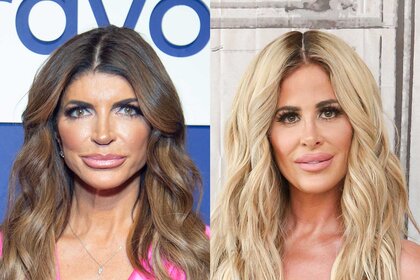 Split image of Teresa Giudice and Kim Zolciak Biermann