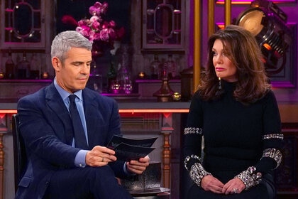 Andy Cohen and Lisa Vanderpump at the Vanderpump Rules Season 10 Reunion