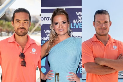 Split image of Colin MacRae, Daisy Kelliher, and Gary King of Below Deck Sailing Yacht.