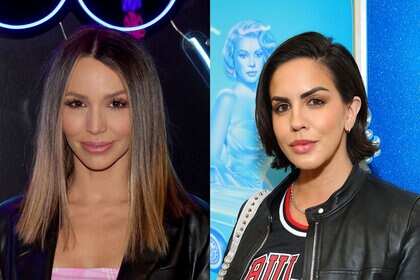 Split image of Scheana Shay and Katie Maloney