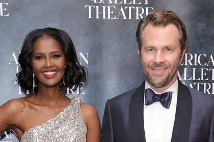 Ubah Hassan of RHONY with her boyfriend, Oliver Dachsel, at the American Ballet Theatre Fall Gala