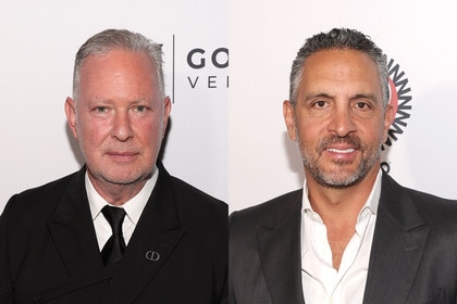 Split of Paul Kemsley and Mauricio Umansky arriving at the Homeless Not Toothless Gala