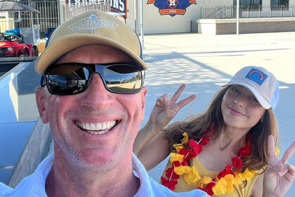 Captain Kerry Titheradge seen with his girlfriend in Florida