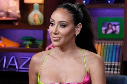 Melissa Gorga at the Watch What Happens Live clubhouse in New York City.