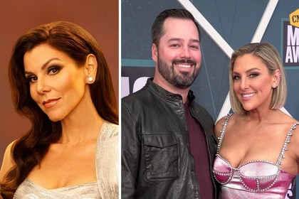 Split of Heather Dubrow and Gina Kirschenheiter with Travis Mullen