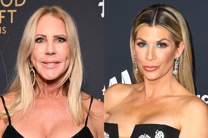 Split of Vicki Gunvalson and Alexis Bellino on the red carpet at different events