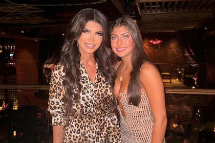 Teresa Giudice and her daughter Audrina Giudice out together at a restaurant.