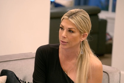 Alexis Bellino sitting in her home talking.