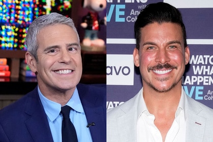 A split of Andy Cohen and Jax Taylor.