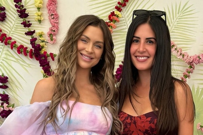 Lala Kent and Michelle Lally smiling next to each other.