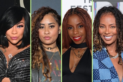 A split of Nivea, Tammy Rivera, London Hughes, and Eva Marcille.