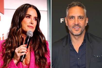 A split of Kyle Richards and Mauricio Umansky