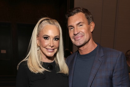 Shannon Beador and Jeff Lewis backstage together at Bravocon 2023