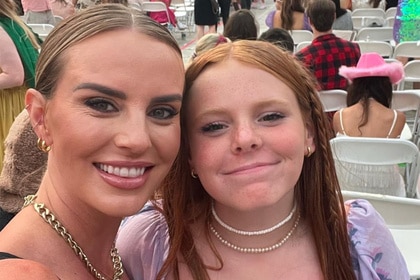 Whitney Rose and her daughter Bobbi Rose pose for a selfie together