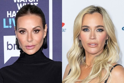 A split of Dorit Kemsley and Teddi Mellencamp.