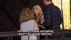 Dina Lohan's "I'm Calling Lindsay" Walk Out!