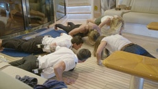 Unseen Footage: It's a #BelowDeckMed Pushup Competition