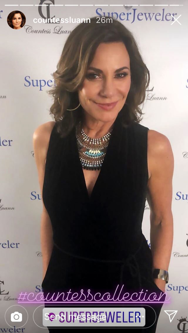 luann de lesseps diamond necklace