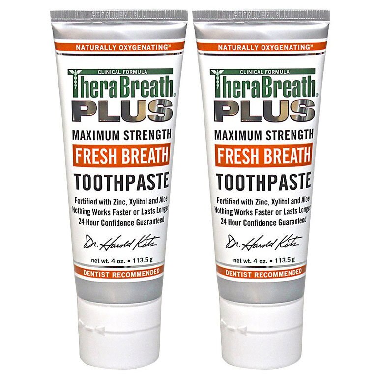 therabreathplus professional formula fresh breath toothpaste