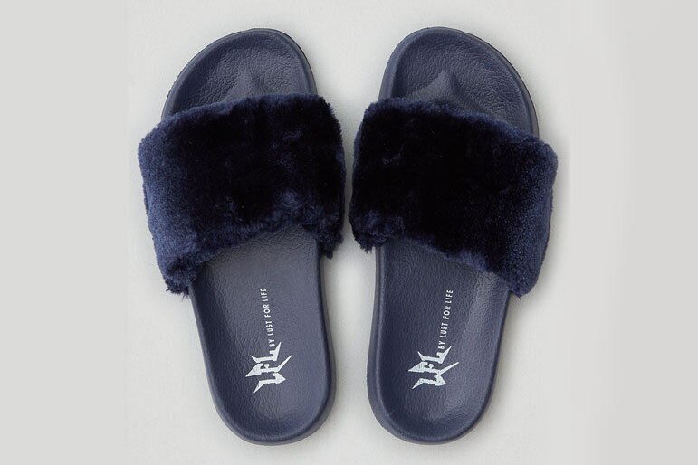 Puma furry slides on sale 50