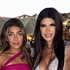 Teresa Giudice and Gia Giudice smiling together in front of a pool.