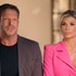 John Janssen wearing a grey jacket and Alexis Bellino wearing a pink blazer during an interview together