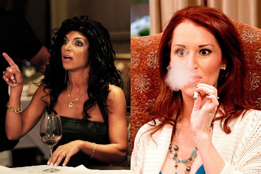 A split of Teresa Giudice and Allison Dubois.