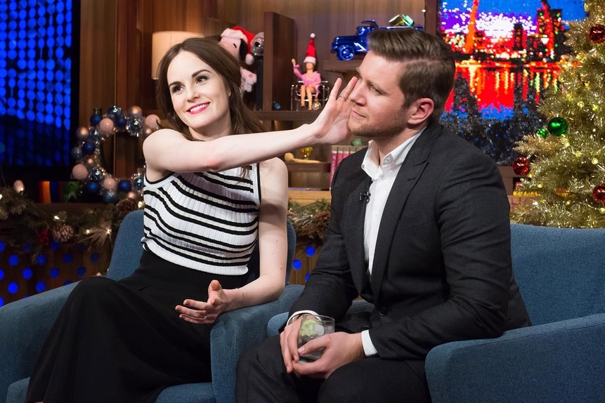 Michelle Dockery & Allen Leech | Watch What Happens Live with Andy ...