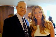 Gizelle Bryant and her father Curtis Graves at an event together.