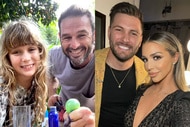 Split of Captain Jason Chambers with his daughter and Scheana Shay and Brock Davies
