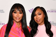 Cynthia Bailey with her sister Malorie Bailey at the Mother's Day Fibroid Awareness Brunch