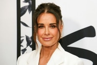 Kyle Richards on the red carpet for Sutton Stracke's fashion event