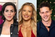 Split of Katie Maloney at a shopping event and Ariana Madix and Connor Newsum on Love Island USA