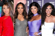 Split of Dolores Catania, Melissa Gorga, Teresa Giudice, and Jennifer Aydin at differnt events