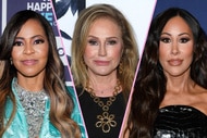 A split of Kathy Hilton, Mary Cosby, Angie Katsanevas.