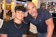 Joe Gorga with his oldest son, Gino Gorga, at a restaurant together