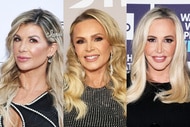 A split of Alexis Bellino, Tamra Judge, and Shannon Beador.