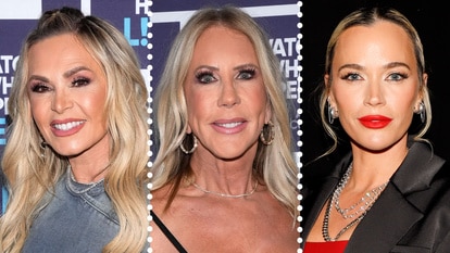 A split of Tamra Judge, Vicki Gunvalson, and Teddi Mellencamp.