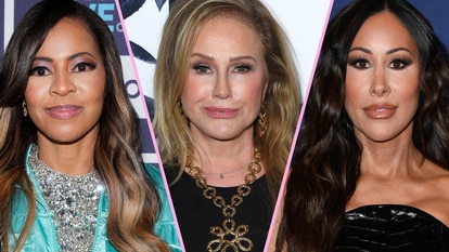 A split of Kathy Hilton, Mary Cosby, Angie Katsanevas.