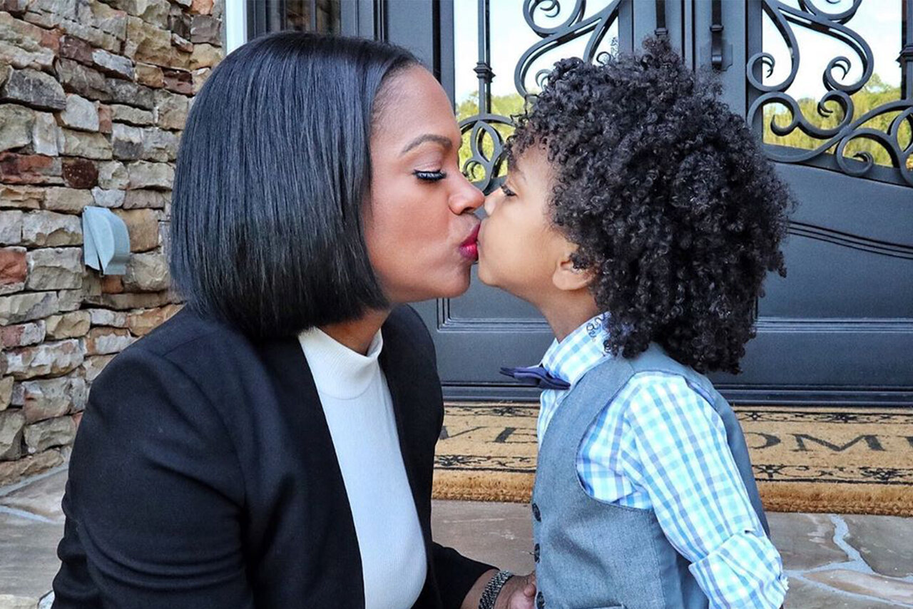 Kandi Burruss Kisses Son Ace: Should Parents Kiss Kids on Lips? | The Daily  Dish